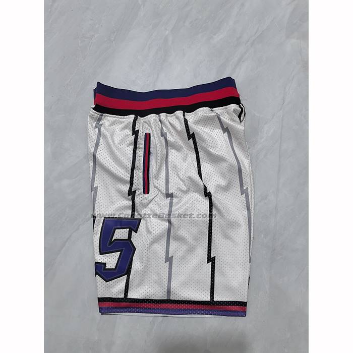 Pantaloncini Toronto Raptors Mitchell & Ness Hardwood Classics Bianco